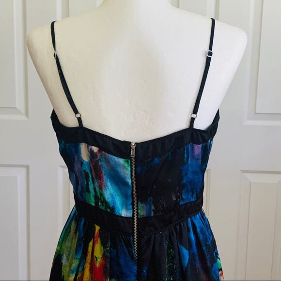 Matty M Dress Multicolor Abstract Print Sleeveless Mini Dress Size Small - Picture 5 of 13